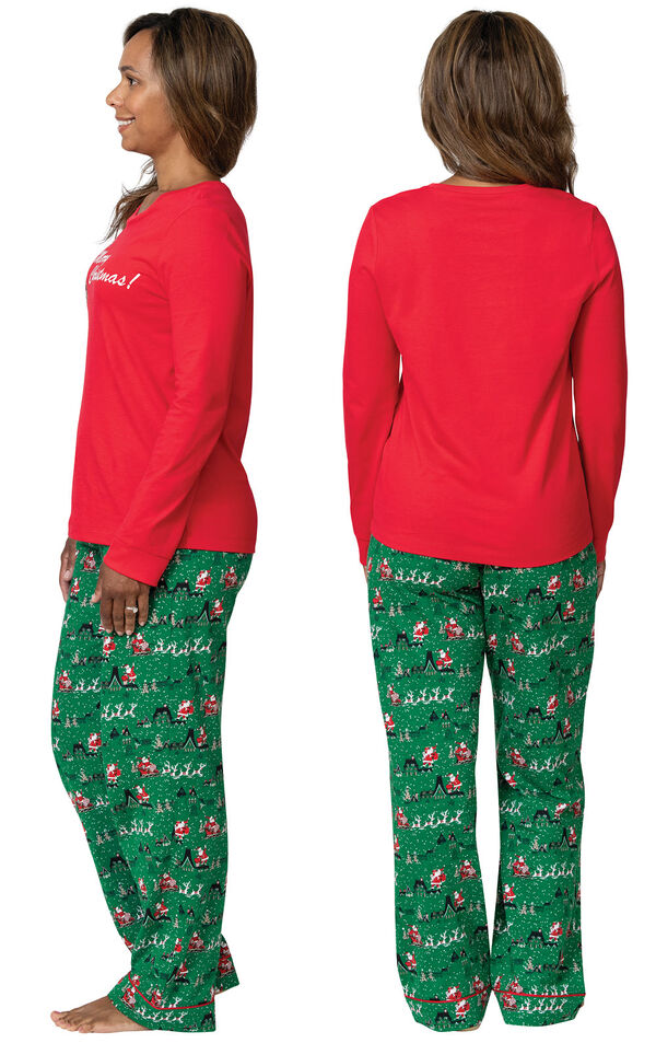 Santa's Sleigh Women's Pajamas image number 1