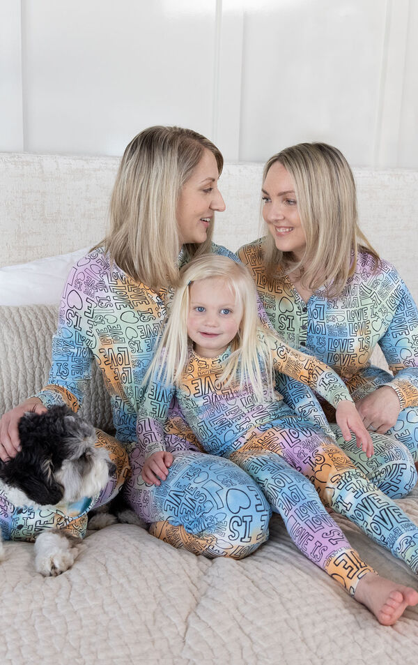 Love is Love Family Pajamas image number 0