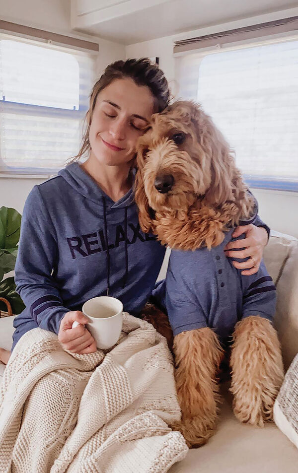 Relaxed & Cuddle Buddy Hoodie Matching Pet & Owner PJs image number 0