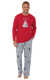 Happy Howlidays Men's Pajamas image number 0
