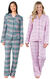 Teal & Pink Plaid World's Softest Flannel Boyfriend PJs Gift Set