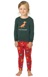 Santasaurus Toddler Pajamas