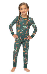 Christmas Safari Girls' Pajamas image number 0