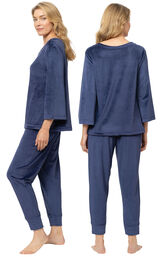 Tempting Touch Pullover Jogger Pajamas image number 3