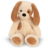 15" Buddy Puppy - Front view of seated tan Puppy with brown ears and spot image number 1