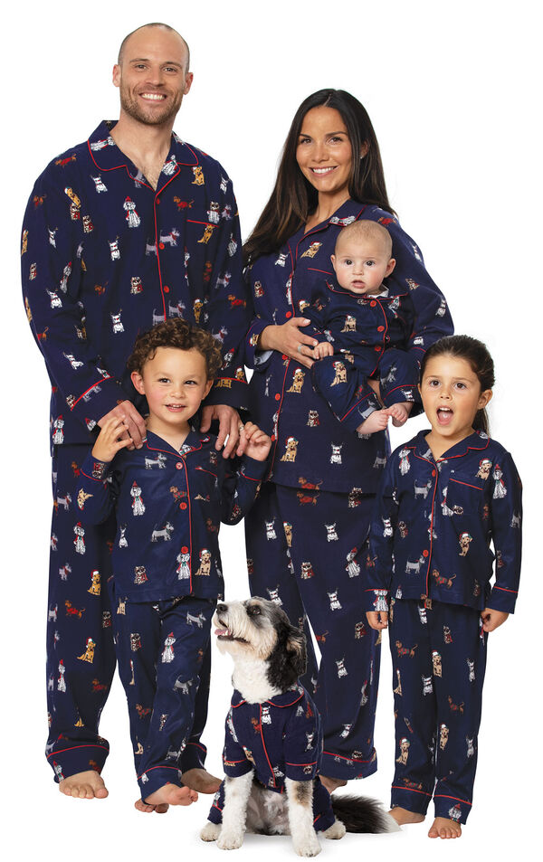 Christmas Dogs Matching Family Pajamas image number 1