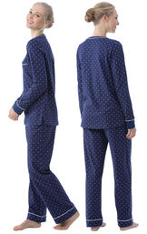 Classic Polka-Dot Pullover Pajamas image number 4