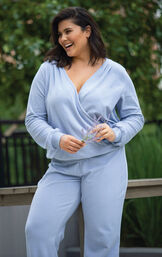 Brushed Fleece Sweater Set Pajamas image number 2
