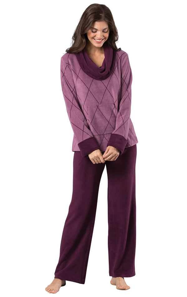 Super Soft Cowl-Neck Pajamas image number 3