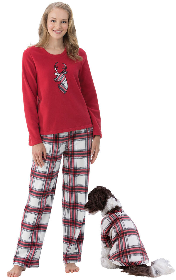 Fireside Fleece Matching Pet & Owner Pajamas image number 0