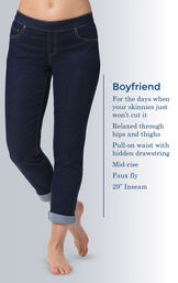 PajamaJeans&reg; Boyfriend Jeans image number 2