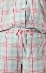 Perfectly Plaid Sleeveless Capri Pajamas image number 6