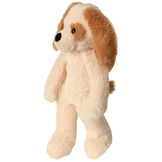 15" Buddy Puppy  - Side View of standing slim tan Puppy with brown ears and spot image number 6