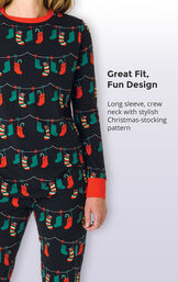 Christmas Stockings Womens Pajamas image number 5