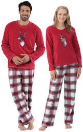 Fireside Fleece His & Hers Matching Pajamas image number 0