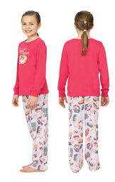 Long Sleeve Girls Pajamas - Dog Tired image number 1