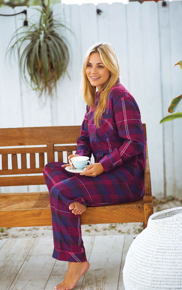 World's Softest Flannel Boyfriend Pajamas image number 5