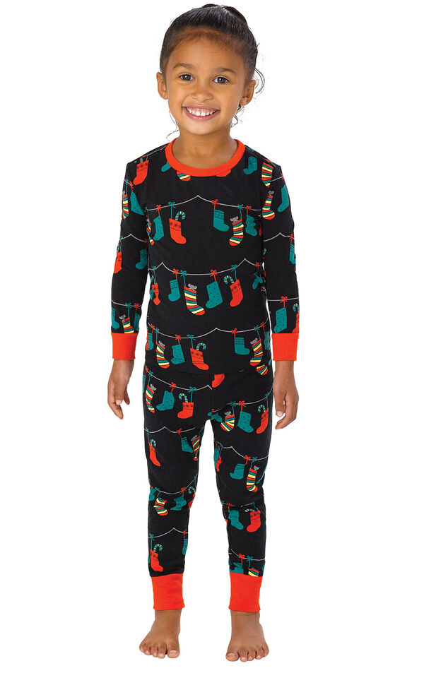 Christmas Stockings Toddler Pajamas image number 0