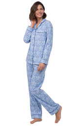 Patterned Boyfriend Pajamas image number 0