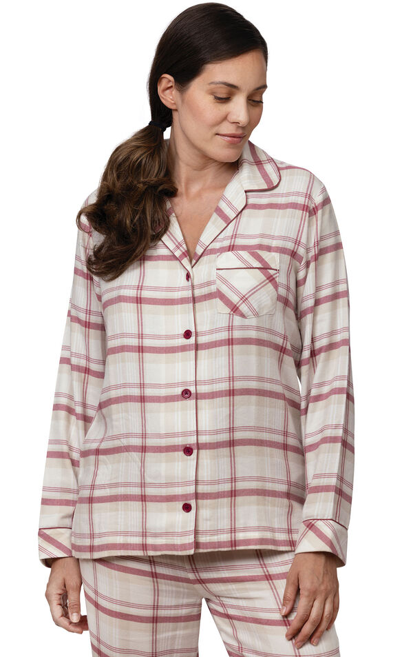 World's Softest Flannel Boyfriend Pajamas image number 9