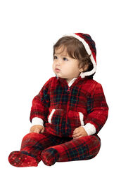 Cozy Holiday Hoodie-Footie Family Pajamas image number 8