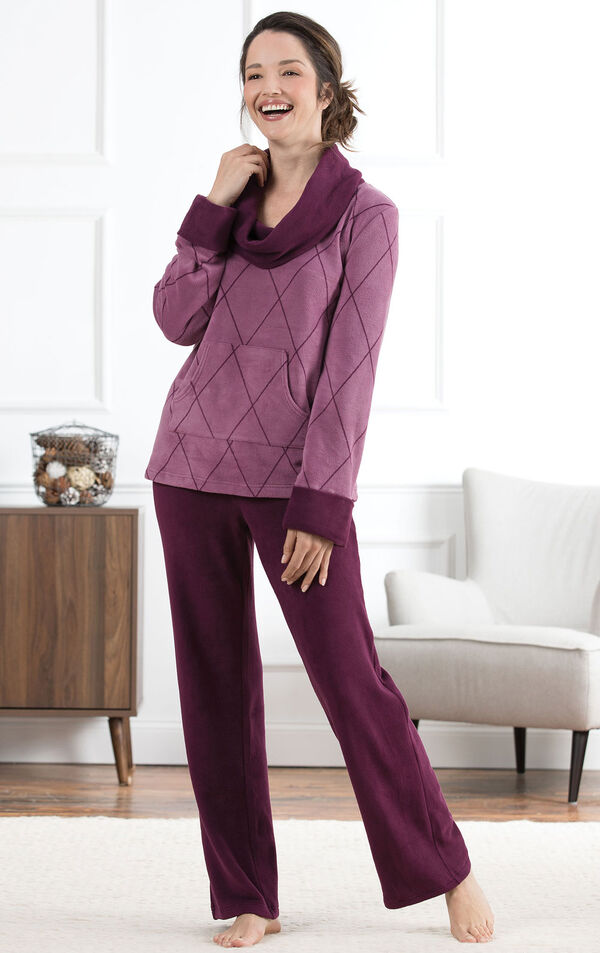 Super Soft Cowl-Neck Pajamas image number 4