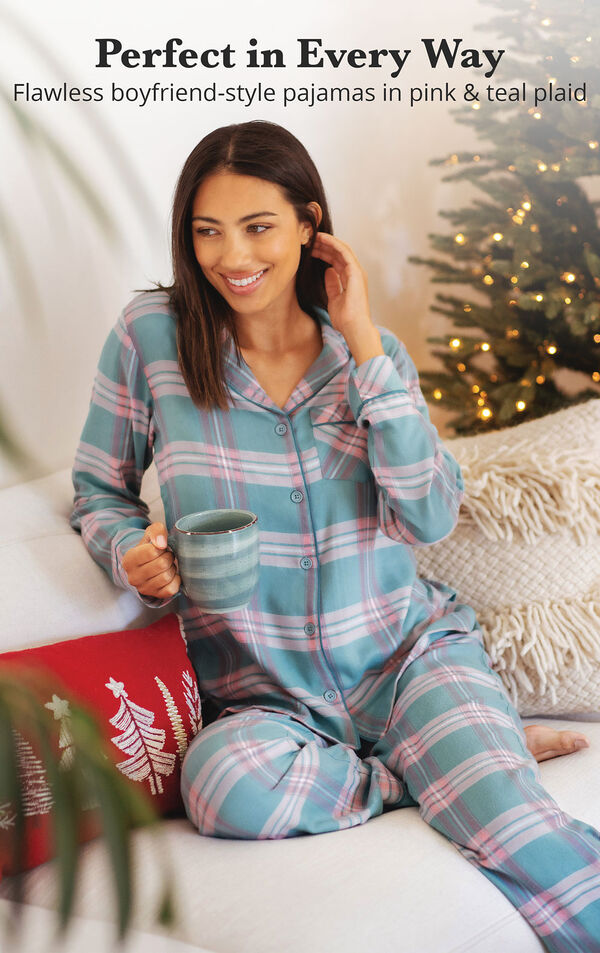 World's Softest Flannel Boyfriend Pajamas image number 2
