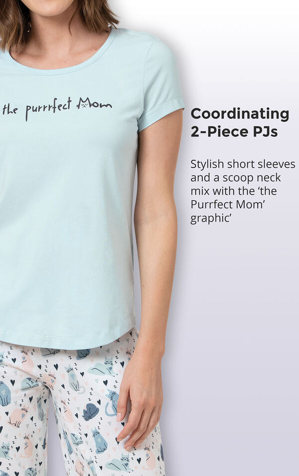The Purrrfect Mom Women's Pajamas image number 3