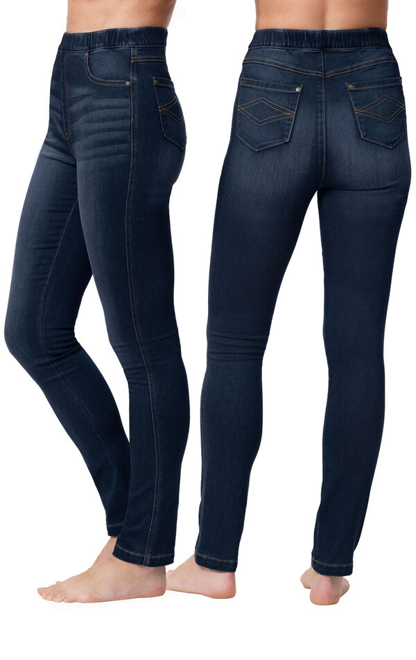 PajamaJeans&reg; High-Waist Skinny Jeans image number 1