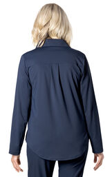 BreeZZZees Convertible Sleeve Button-Front Shirt Powered By brrr&deg; image number 3
