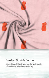 Brushed Stretch Cotton - your skin will thank you for the soft touch of double-brushed cotton jersey image number 4