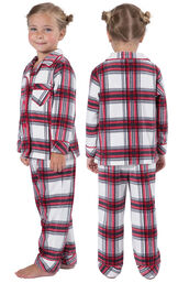 Fireside Plaid Fleece Button-Front Toddler Pajamas image number 1