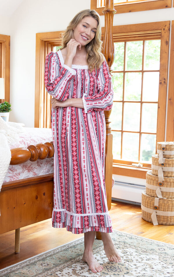 Martha Flannel Nightgown image number 4