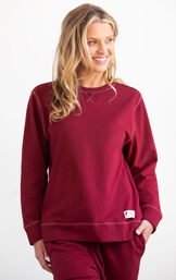 Classic Unisex Sweatshirt - Burgundy image number 0