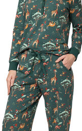 Christmas Safari Womens Pajamas image number 3