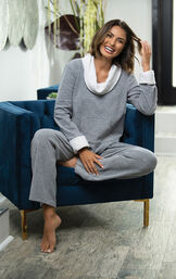Super Soft Cowl-Neck Pajamas image number 2