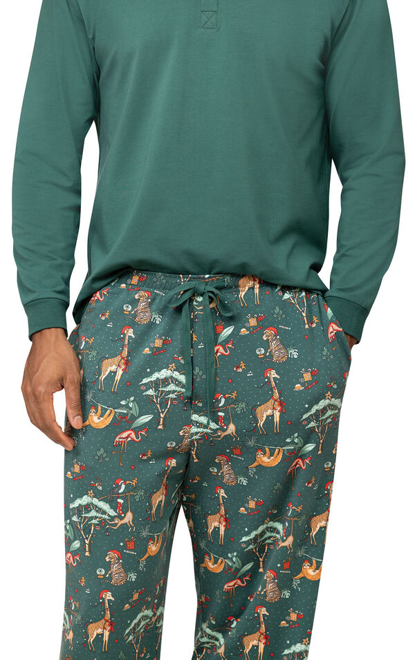 Christmas Safari Mens Pajamas image number 3
