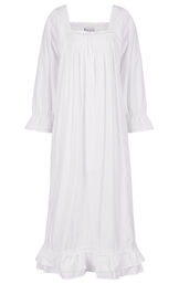 Model wearing Martha Nightgown in White for Women image number 5