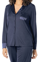 Women's Luxe Satin Button-Front Pajama image number 3