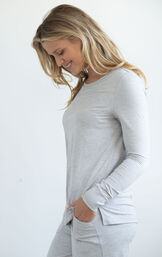 Freedom Knitwear Built-In Bra Shirt image number 1