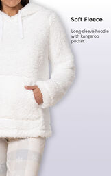 Winter Wonderland Sherpa Hoodie Pajamas image number 4