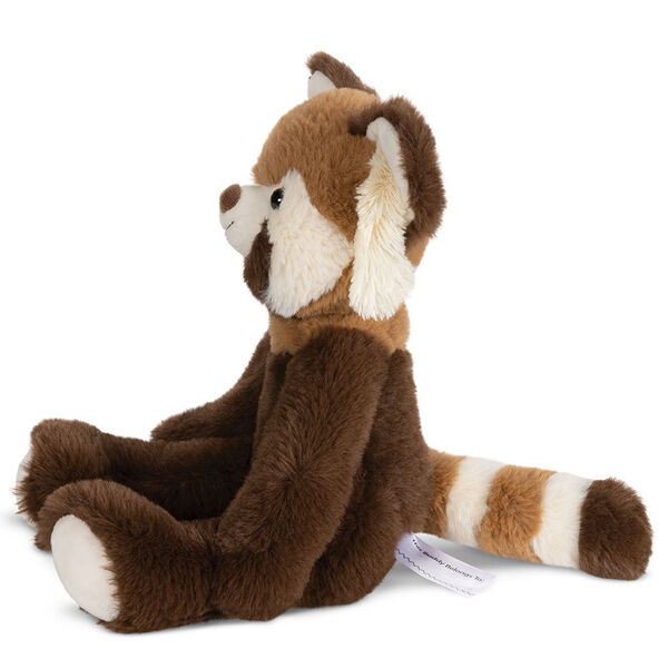 15" Buddy Red Panda - Seated side view of red and brown panda with white accents