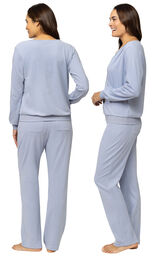 Brushed Fleece Sweater Set Pajamas image number 2