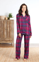 World's Softest Flannel Boyfriend Pajamas image number 4