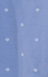 Ditsy Floral French Terry Crew - Blue image number 9
