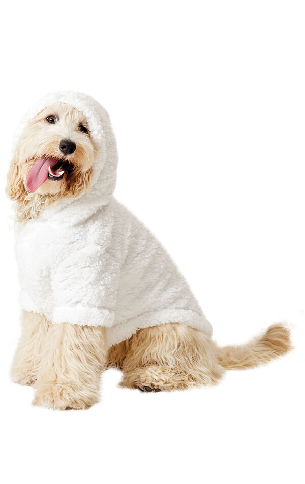 Winter Wonderland Sherpa Hoodie Dog Pajamas image number 0