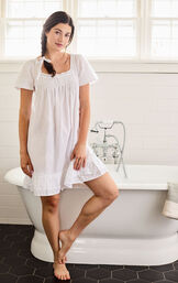 Evelyn Nightie - White image number 4