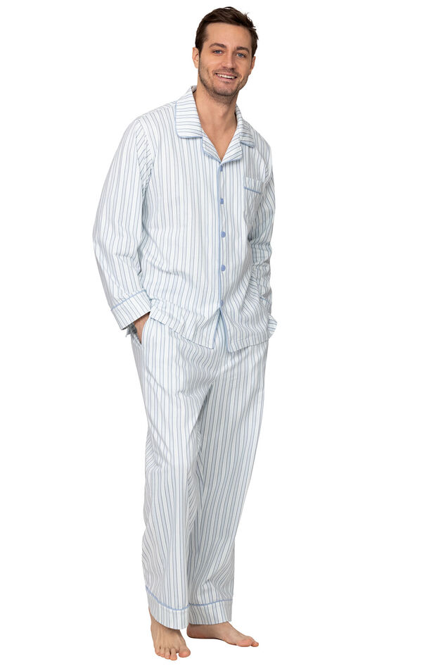 Classic Button-Front Men's Pajamas image number 0