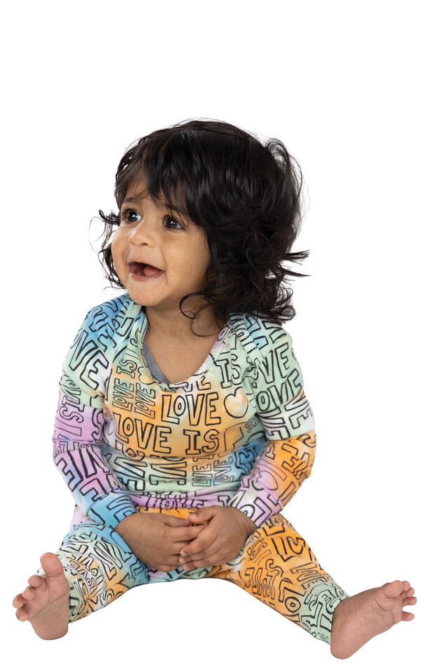 Love is Love Infant Pajamas image number 0