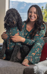 Christmas Safari Pet & Owner Pajamas image number 1